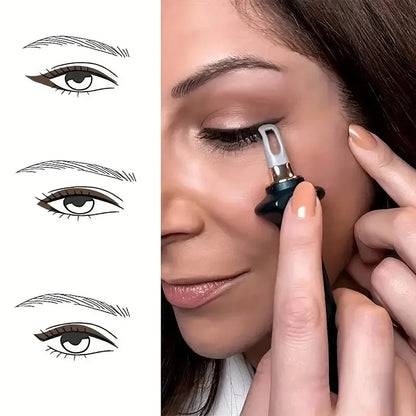 Silicone Eyeliner Brush - No-Skip, Easy Applicator for Beginners - Durable Makeup Tool for Perfect Eyes