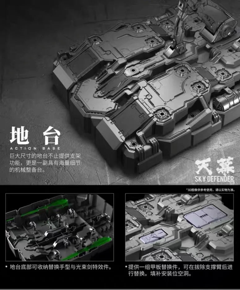 Ainta LEVEL-ULTIMATE Skydome Gundam Model – Assembled Yukon Tree Gum Land Skydome Gundam Kokusai Robots Figurine