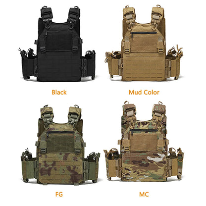 Outdoor Training Vest – Multi-Functional Waterproof MOLLE Expansion Quick-Release Wear-Resistant Tactical Vest