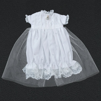 Blythe Doll Clothes Plaid Pleated Skirt & Off-Shoulder Top Tulle Dress Set — Ruffle Skirt for Licca, Azone, OB22, YMY Doll Accessories