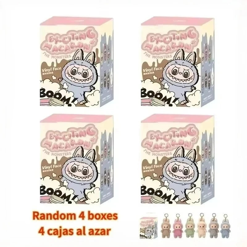 High-Quality Macaron 2 The Monsters Labubu Sitting Party Vinyl Plush Blind Box – Decorative Collectible Doll Gift