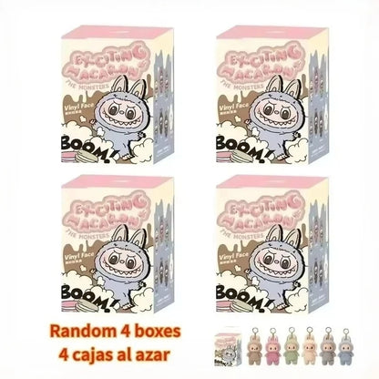High-Quality Macaron 2 The Monsters Labubu Sitting Party Vinyl Plush Blind Box – Decorative Collectible Doll Gift