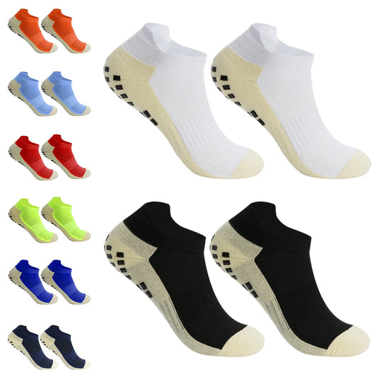 Men & Women Soccer Socks — Silicone Anti-Slip Grip Sports Football Socks