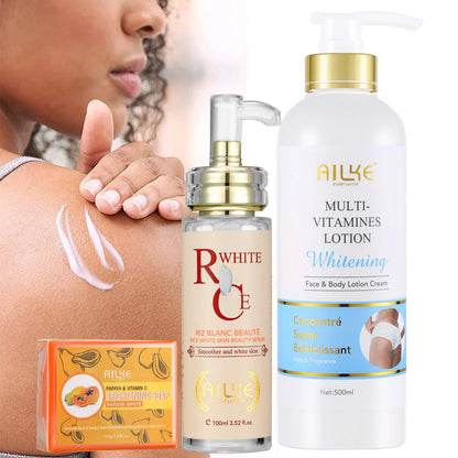AILKE Multi-Vitamin Moisturizer – Body Lotion for Radiance, Whitening & Hydration