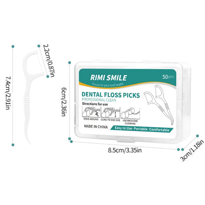 50/150/300/600/1000 PCS Dental Floss Sticks - Oral Care Tools for Effective Cleaning