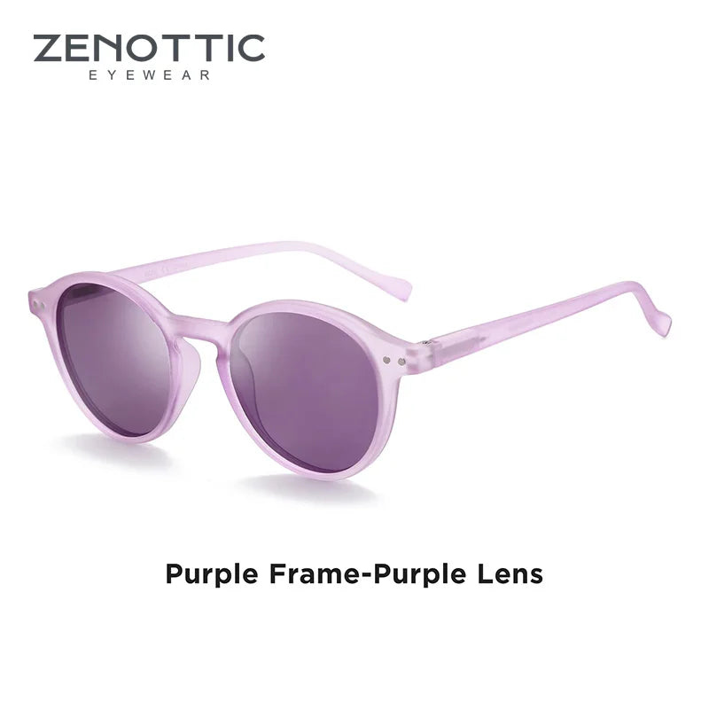 ZENOTTIC Retro Polarized Small Round Sunglasses – Vintage UV400 Shades for Men & Women 2023–2024