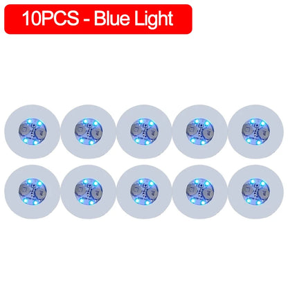 LED Coaster Sticker – Battery-Powered Luminous Glass & Bottle Pads for Bars, Parties, and Drink Decor