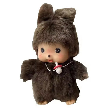 15cm DIY Monkey Plush Doll – Kawaii Dress-Up Pendant for Schoolbag, Cute Christmas & Children’s Gift