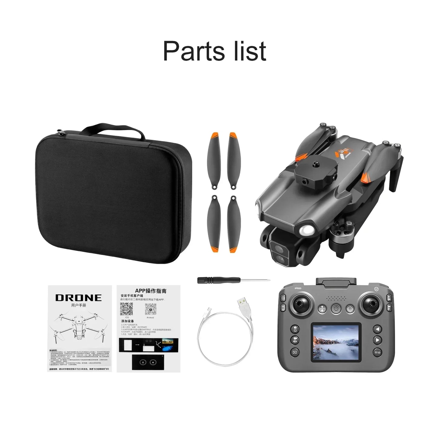 New S119 Mini Drone – 8K Dual Camera, 5G WIFI, Smart Obstacle Avoidance, FPV, Brushless Motor RC Quadcopter