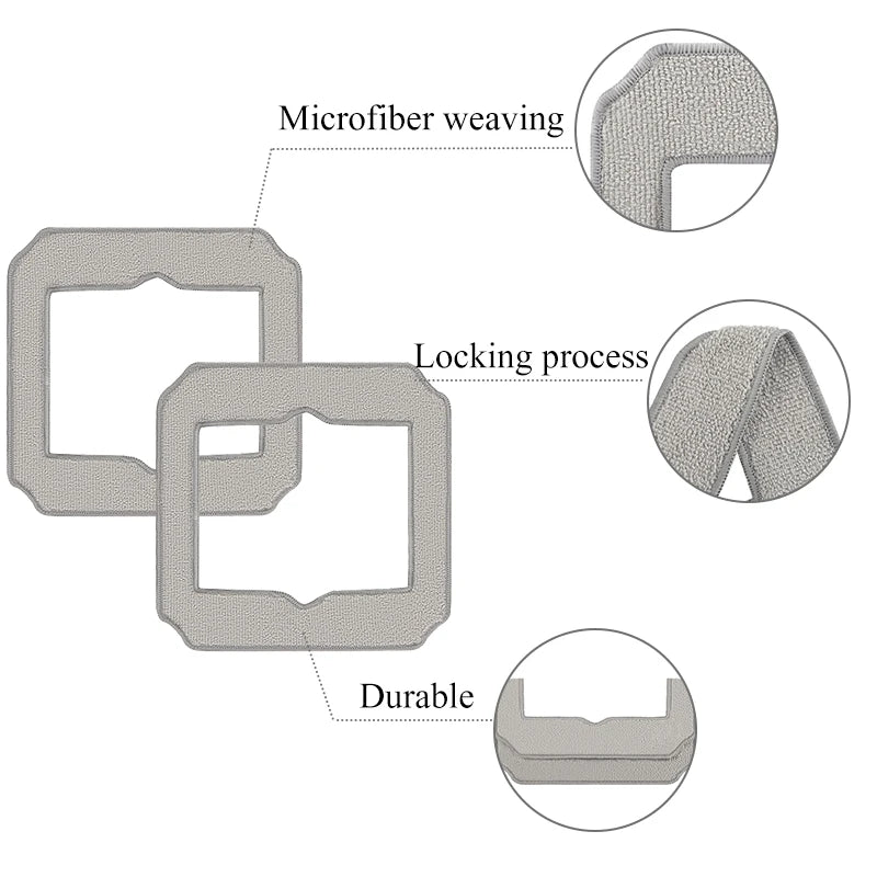 Ecovacs WINBOT MINI Replacement Mop Pads — Compatible Window Cleaner Cloth Accessories