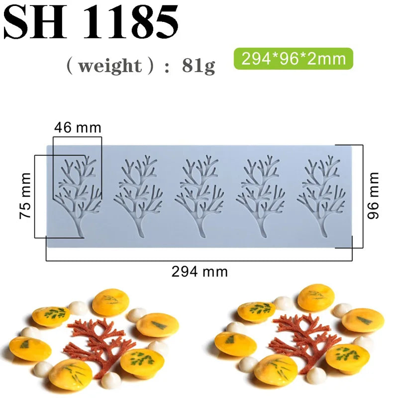 Hollow Chocolate Chips Silicone Baking Mold — Leaf & Honeycomb Design Sugarcraft Lace Mat for Dessert Decoration