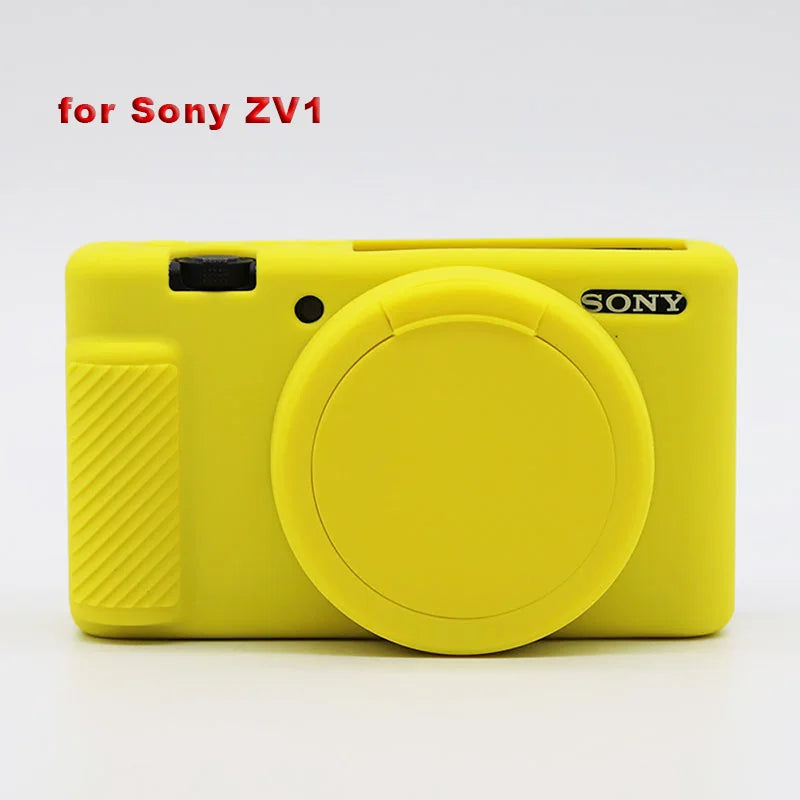 Sony RX100 ZV Series Silicone Camera Case - Soft Rubber Protective Body Cover Bag for RX100 III IV V VI VII ZV1 ZV-E10 Camera Protector