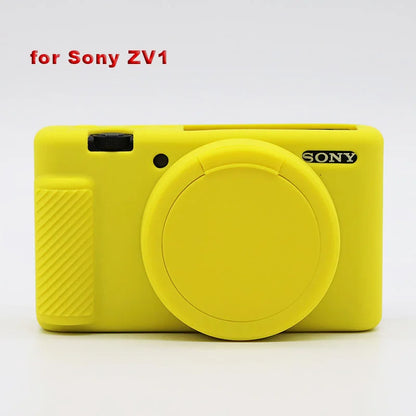 Sony RX100 ZV Series Silicone Camera Case - Soft Rubber Protective Body Cover Bag for RX100 III IV V VI VII ZV1 ZV-E10 Camera Protector