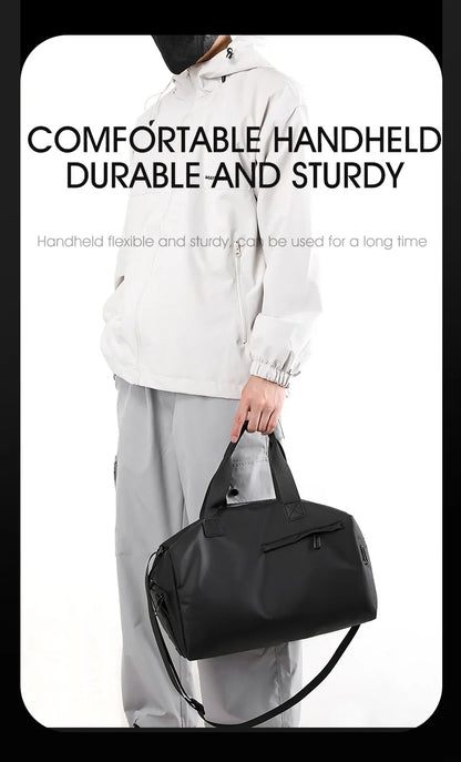 Zipper Large Capacity Oxford Travel Bag – Waterproof Fitness & Sports Luggage with Thickened Fabric