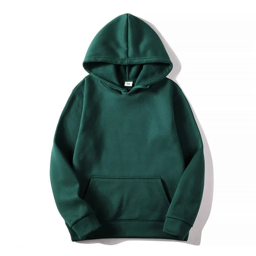 Fashion Men's & Women's Hoodies – Casual Solid Color Sweatshirts for Spring, Autumn, Winter