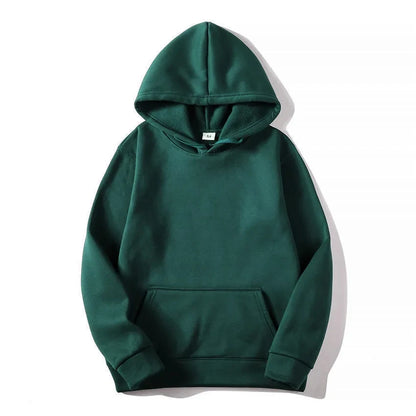 Fashion Men's & Women's Hoodies – Casual Solid Color Sweatshirts for Spring, Autumn, Winter