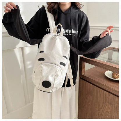 Cute Anime Snoopy Backpack — Large Capacity Oxford Cloth Student Travel Casual Bag