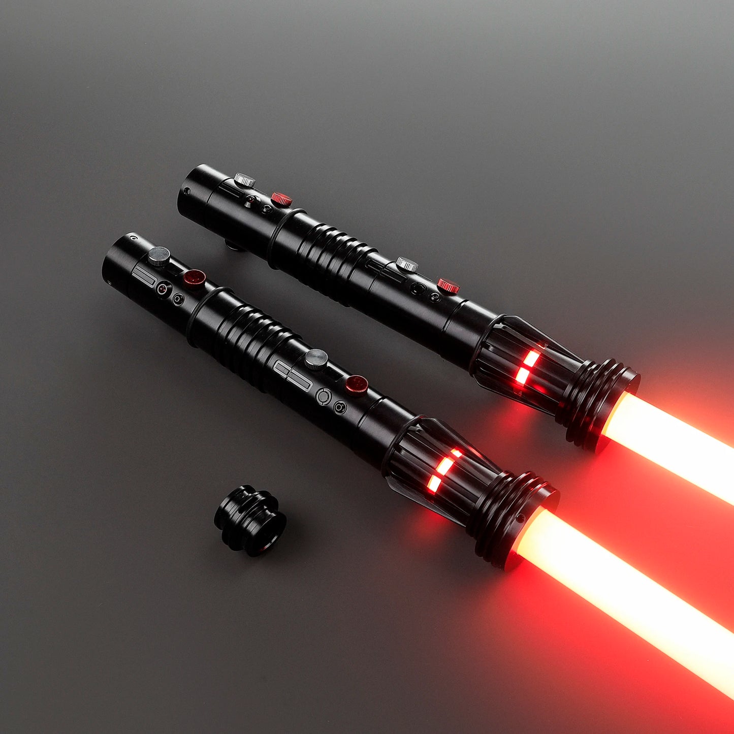 Darth Maul Double-Edged Neopixel Lightsaber – Xenopixel Jedi Laser Sword for Heavy Dueling & Cosplay