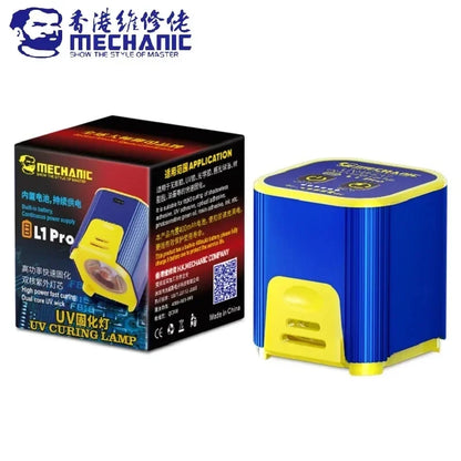 MECHANIC L1 Pro UV Curing Lamp – 7W High-Power Smart Repair Light for Fast UV Glue & Motherboard Curing