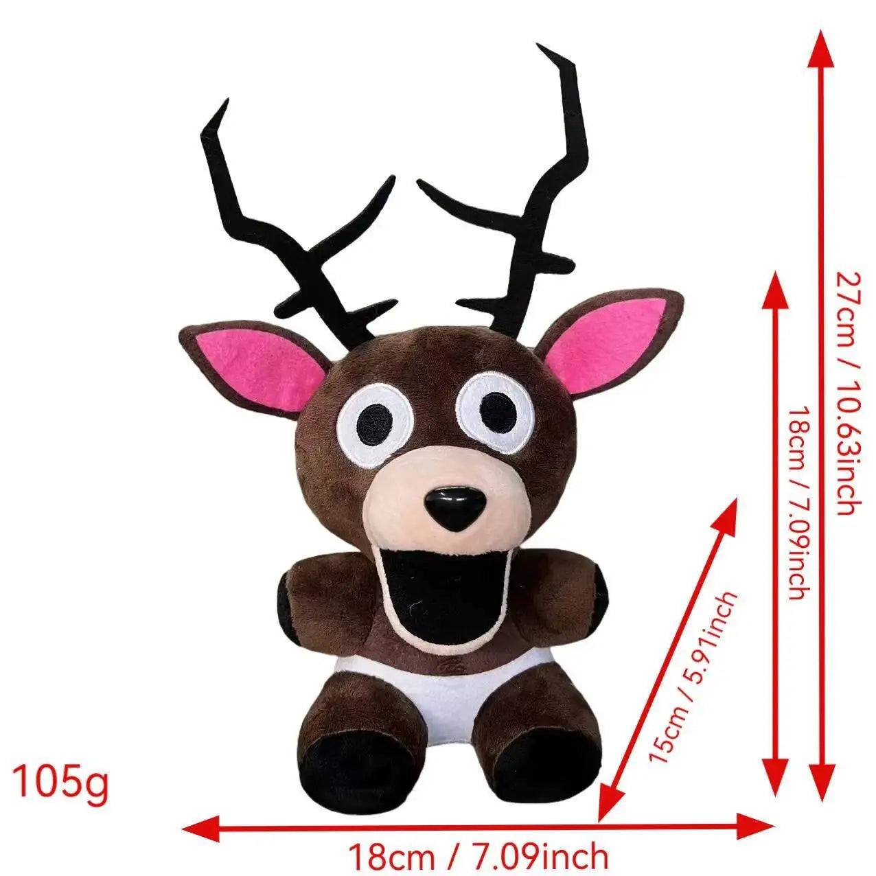 2026 New 99 Nights in the Forest Plush – Brown Elk, White Owl Stuffed Dolls & Pillows for Kids’ Gifts