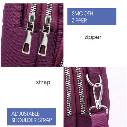 Women’s Mini Multi-Color Crossbody Bag – Compact Shoulder Bag for Daily Casual Outings, Campus, and Commute