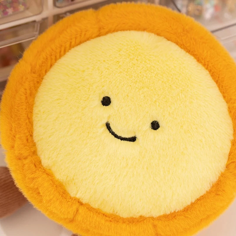 Cute Dessert Plush Toys – Soft Cake, Waffle, Pancake, Macaron, Éclair Stuffed Dolls for Kids Gift & Home Decor