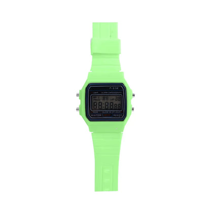 F91W Digital Sports Watch for Men and Women - Waterproof LED Electronic Military-Style Wristwatch