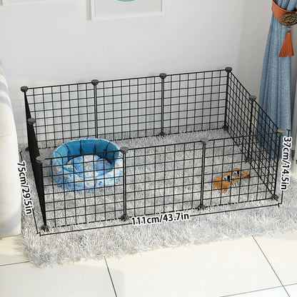 Indoor Dog Cage Wire Mesh Fence – Teddy Pet Escape Barrier
