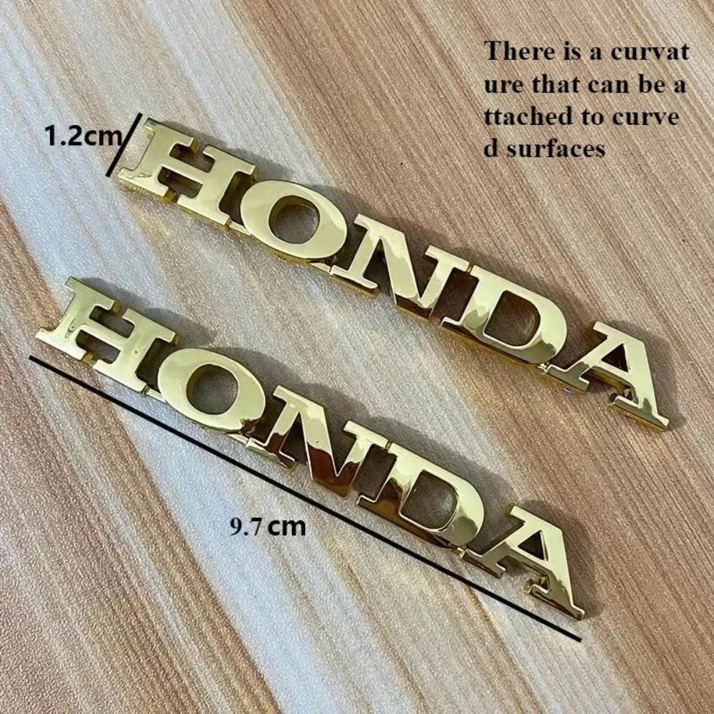 Honda 3D Electroplated Motorcycle Sticker – Rear Guard Plate Logo for PCX125, CBR1000R & CBR650R Accessories