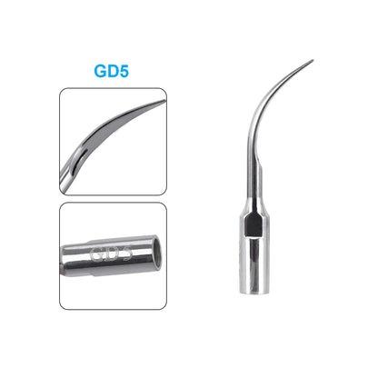 AZDENT 5pcs Dental Scaler Tips – Compatible with EMS, WOODPECKER, SATELEC, DTE, NSK Ultrasonic Scalers