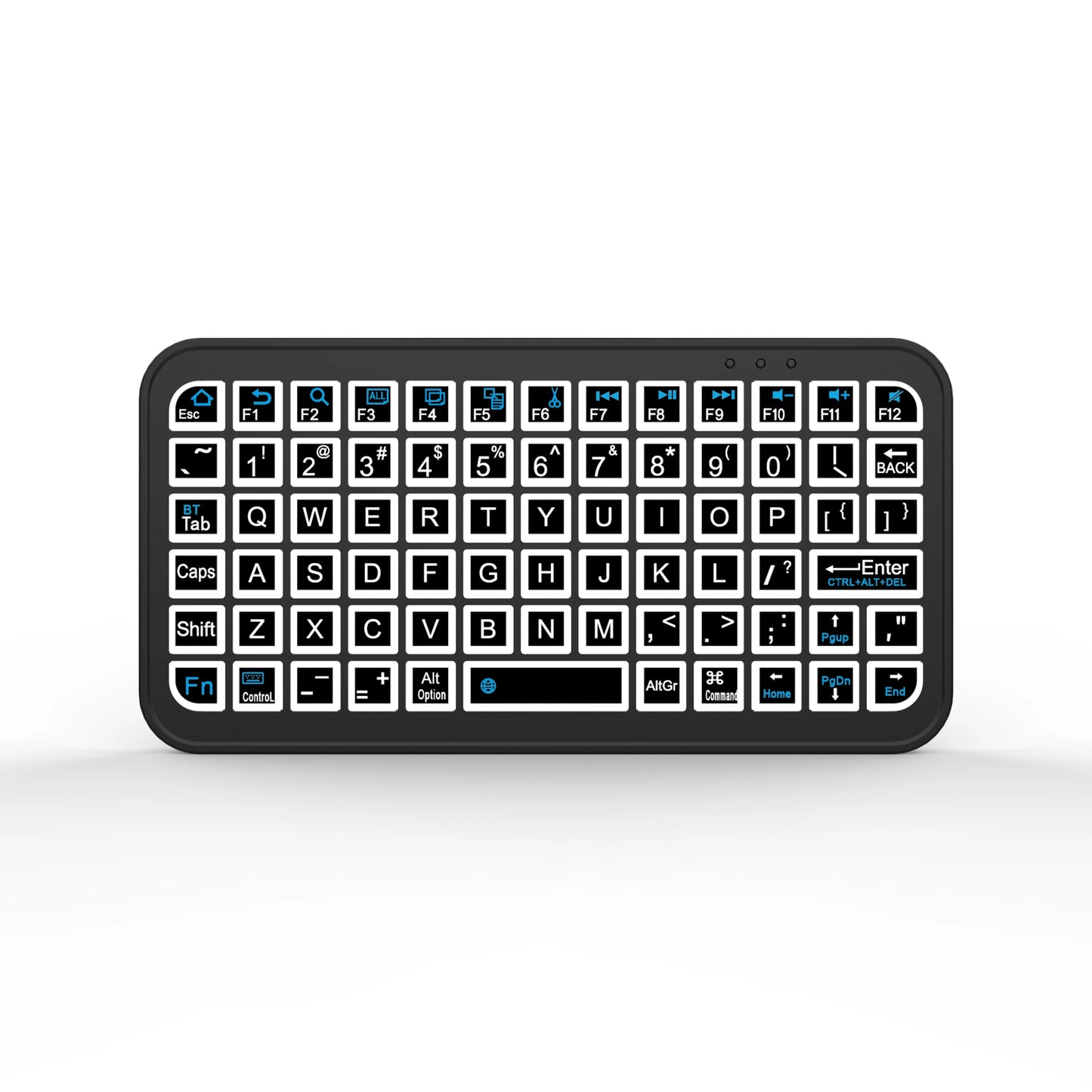 Mini Wireless Bluetooth 5.2 Keyboard – 5-Inch English Backlit Rechargeable Keyboard for PC & Android TV Box