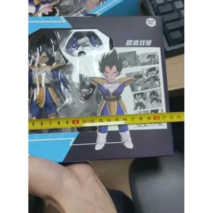 Black Hole Toys Dragon Ball SHF Action Figures — SSJ Super Saiyan Vegeta & Son Goku, Battle Suit & Battle Damage Model Toys