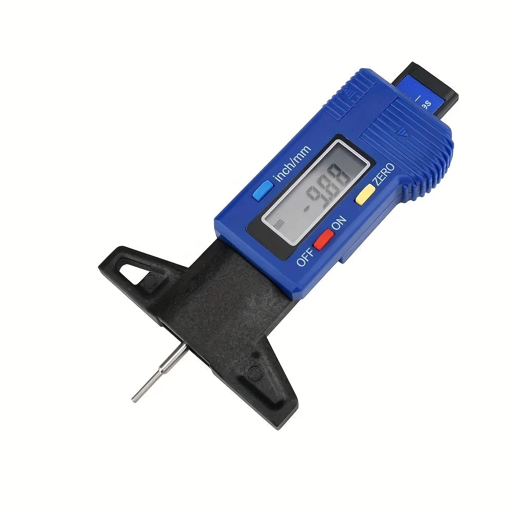 Digital Tire Tread Depth Gauge - Precision Tyre Wear Tester for Car Safety & Tire Condition Monitoring
