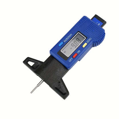 Digital Tire Tread Depth Gauge - Precision Tyre Wear Tester for Car Safety & Tire Condition Monitoring