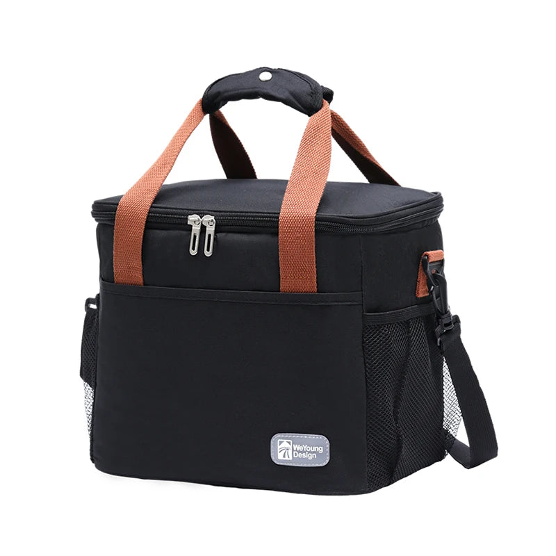 Large Capacity Thermal Insulation Lunch Bag – Oxford Cloth Food Storage Picnic Tote, Portable Cooler Box Bag