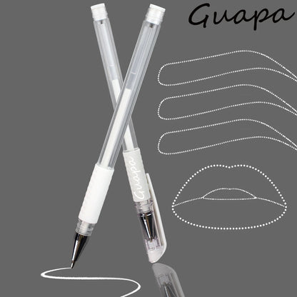 2PCS Eyebrow Marker Pen Set - Microblading Scribe Tools for Permanent Makeup, Tattoo Mapping & Beauty Preparation