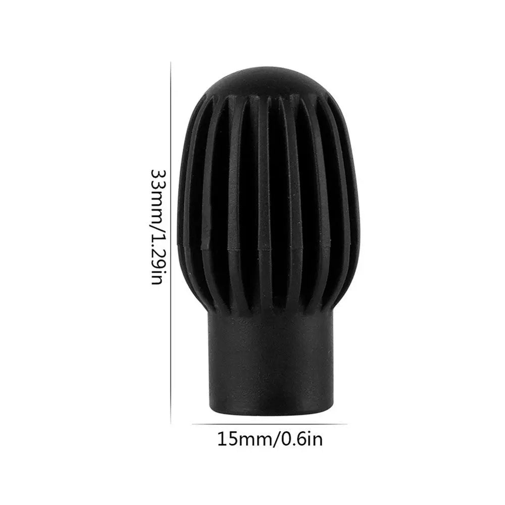 Drum Mute Silicone Sleeves: Set of 2PCS/4PCS for Silencing Drumsticks - Practice Tips Drumstick Head Rubber Sleeves