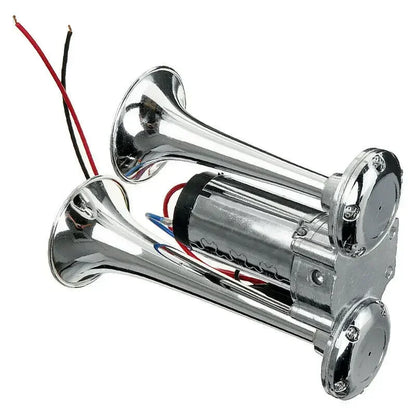 12V Super Loud Dual Trumpet Horn - 600DB Electric Air Horn for Cars, Trucks, SUVs, Boats & Motorcycles