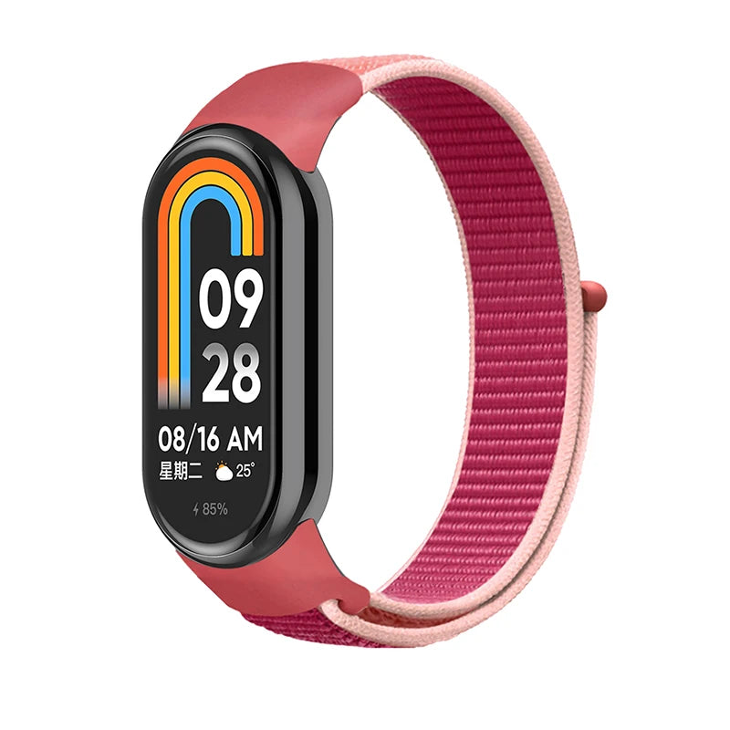 Nylon Loop Strap for Xiaomi Mi Band 3-9 – Replacement Sport Smartwatch Wristband