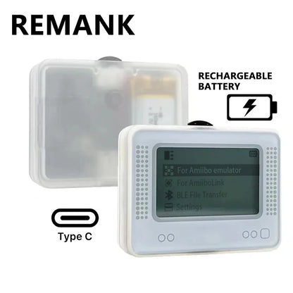 REMANK Amiibo Pixl Emulator – NFC Infinite Swipe & Bluetooth Replacement for Nintendo Switch Accessories