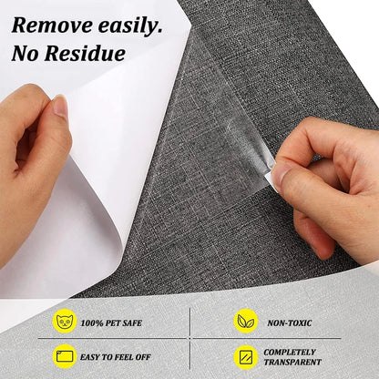 2Pcs Self-Adhesive Cat Scratch Sofa Protection Pads - Pet Furniture Protectors Cover, Anti-Cat Scratch Couch Guard Stickers