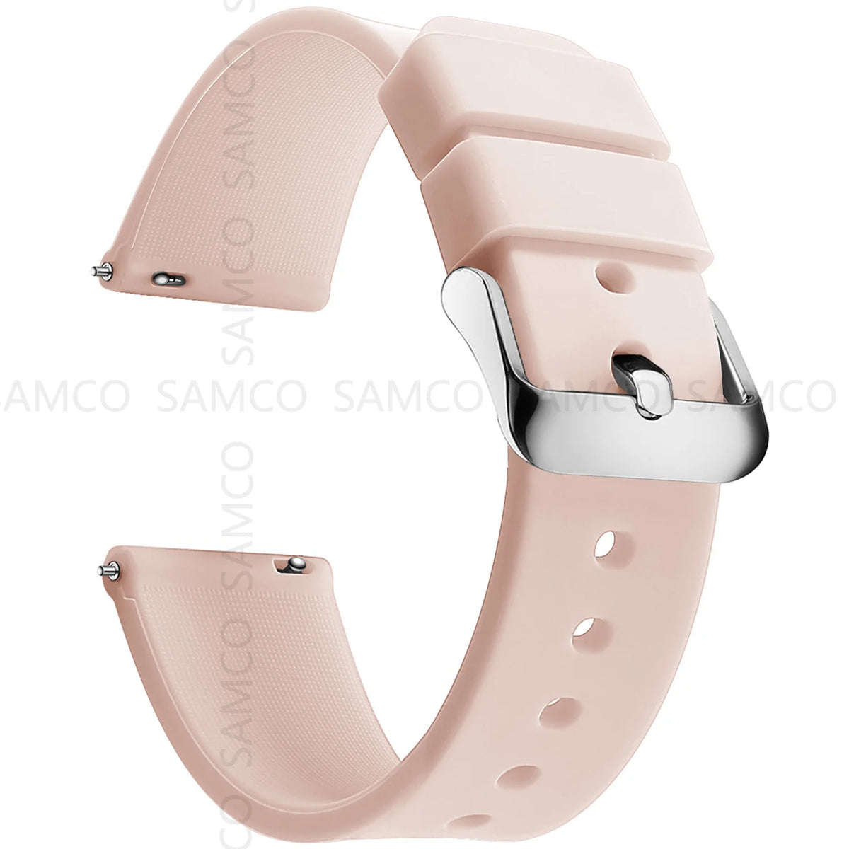 Silicone Quick Release Watch Bands 14–24mm for Samsung Galaxy, Garmin & Huawei - Soft Rubber Replacement Watch Straps