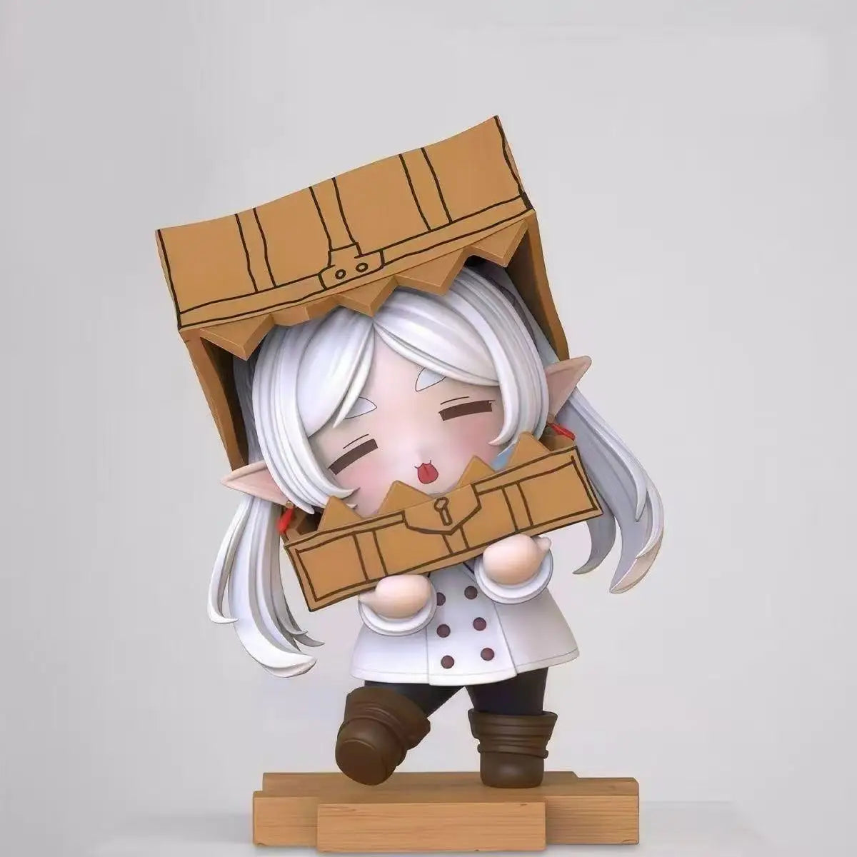 Frieren Q Version Figure - Cute Full-Color Anime Collectible Model for Fans and Display