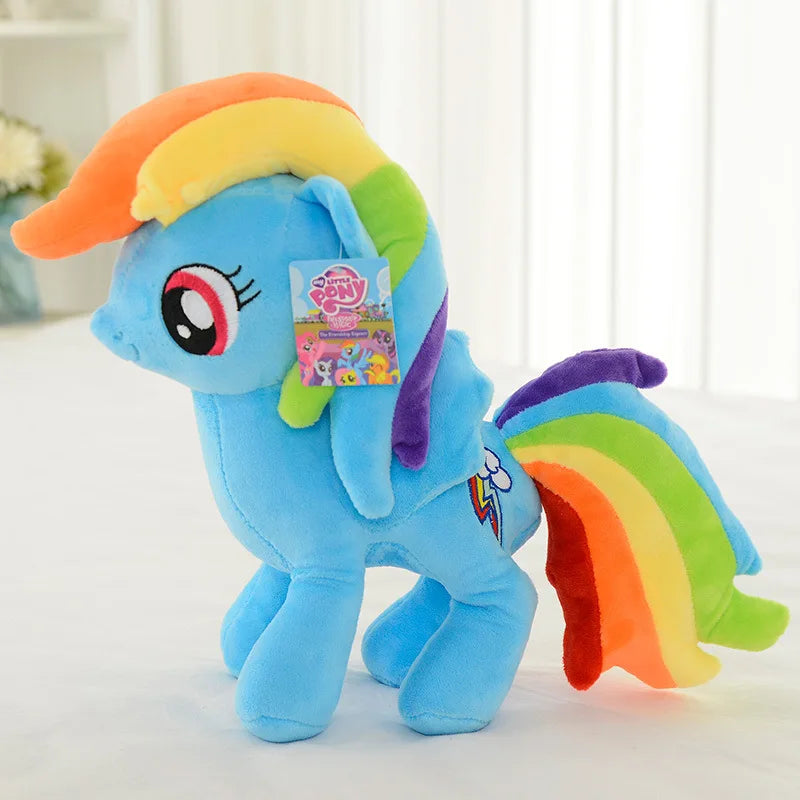 20cm My Little Pony Plush Toy – Twilight Sparkle, Rainbow Dash, Applejack, Rarity, Fluttershy & Pinkie Pie Soft Filled Doll Gift