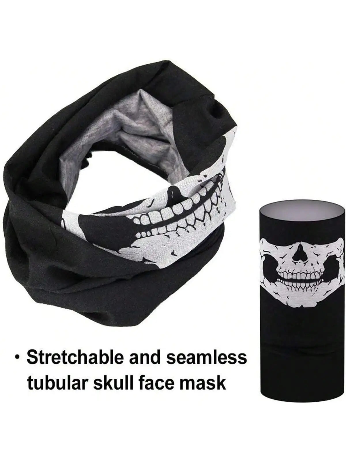 Breathable Skull Mask Balaclava - Seamless Headwear Scarf for Protection and Comfort