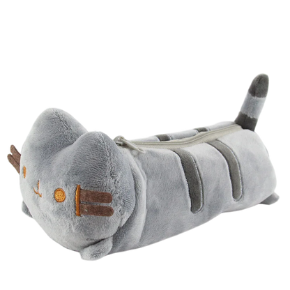 Cute Pusheen Cat Pencil Case - Large-Capacity Cartoon Stationery Organizer, Multipurpose Travel and Cosmetic Storage Pouch, Gift for Students