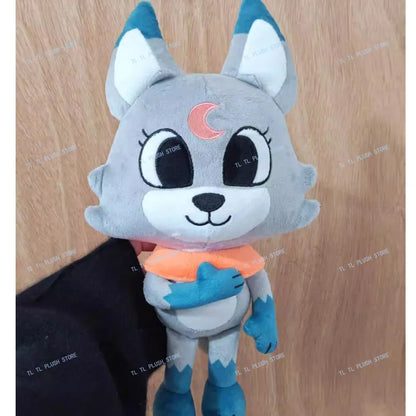 Dandy's World Halloween Plush Toy – Pumpkin Gourdy & White Bones Ribecca Eclipse, Soft Stuffed Toy for Kids & Game Fans Gift