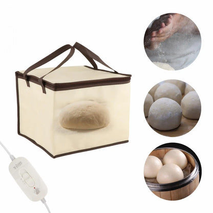 Bread Proofer Box with Warming Mat – 9-Level Adjustable Sourdough Starter Warmer for Baking, Yogurt & Cheese Fermentation
