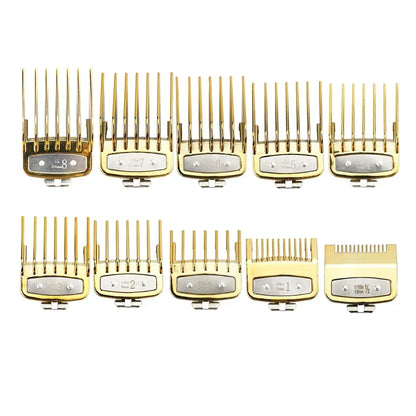8/10PC Universal Hair Clipper Guard Set – Professional Limit Guide Combs for Wahl Trimmers & Barber Accessories