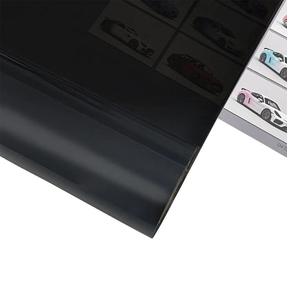 30x200cm Car Headlight & Taillight Tint Stickers – Waterproof Smoke Black Fog Light Film